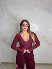 Maglia V con guantino